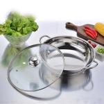 Wholesale Food Grade Stainless Steel Cookware Pot Induction Cooker Soup Pot