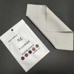 140gsm 185gsm Natural Custom Eyeglass Cleaning Cloth 15*15cm