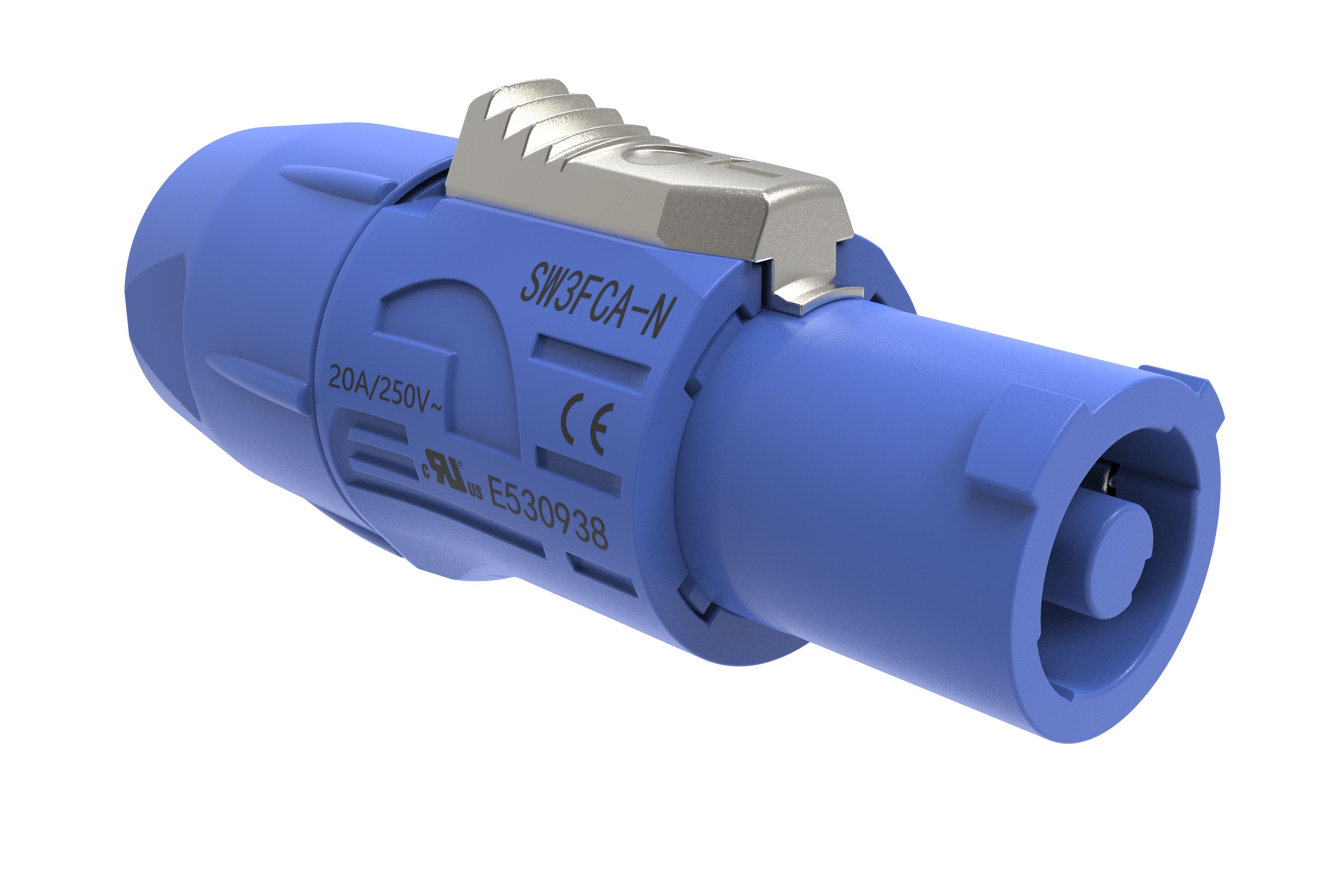 IP44 Indoor Circular Power Connector Male Plug Powercon Electrical