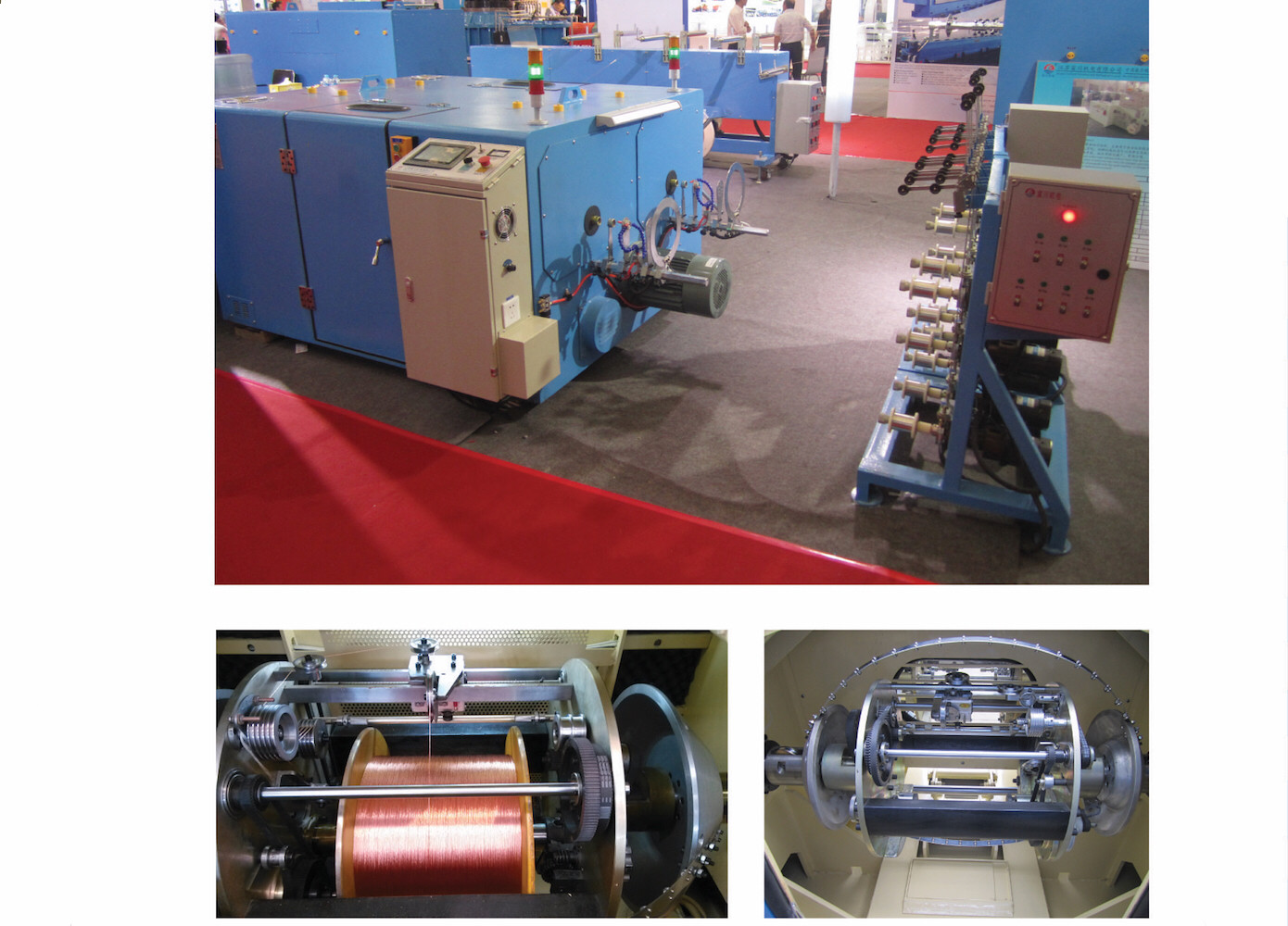 250DTB Automatic Double Twist Buncher 250DTB Bunching Machine 0.03mm-0.18mm Diameter
