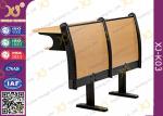 Modern Wood School Desk And Chair For Student / College Classroom Furniture