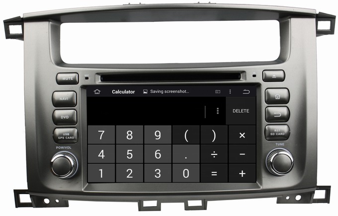 Ouchuangbo Toyota Land Cruiser 100 pure android 4.4 OS autoradio stereo dvd navi build in