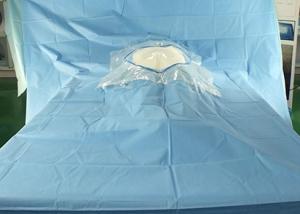 China Hospital Sterile Surgical Drapes Cesarean Delivery Fenestration With Surgical Film wholesale