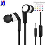 OEM Plastic Housing Wired In Ear Earphones 32ohms Stereo Sound