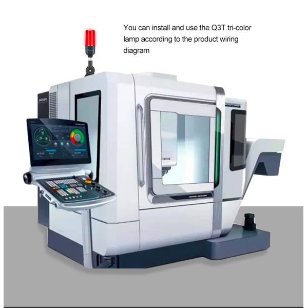 Multiple Installation Signal Tower Lamp LED Warning Lights With Sound IP54 Protection