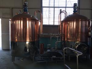China 500L beer manufacturing equipment with red copper brewhouse wholesale