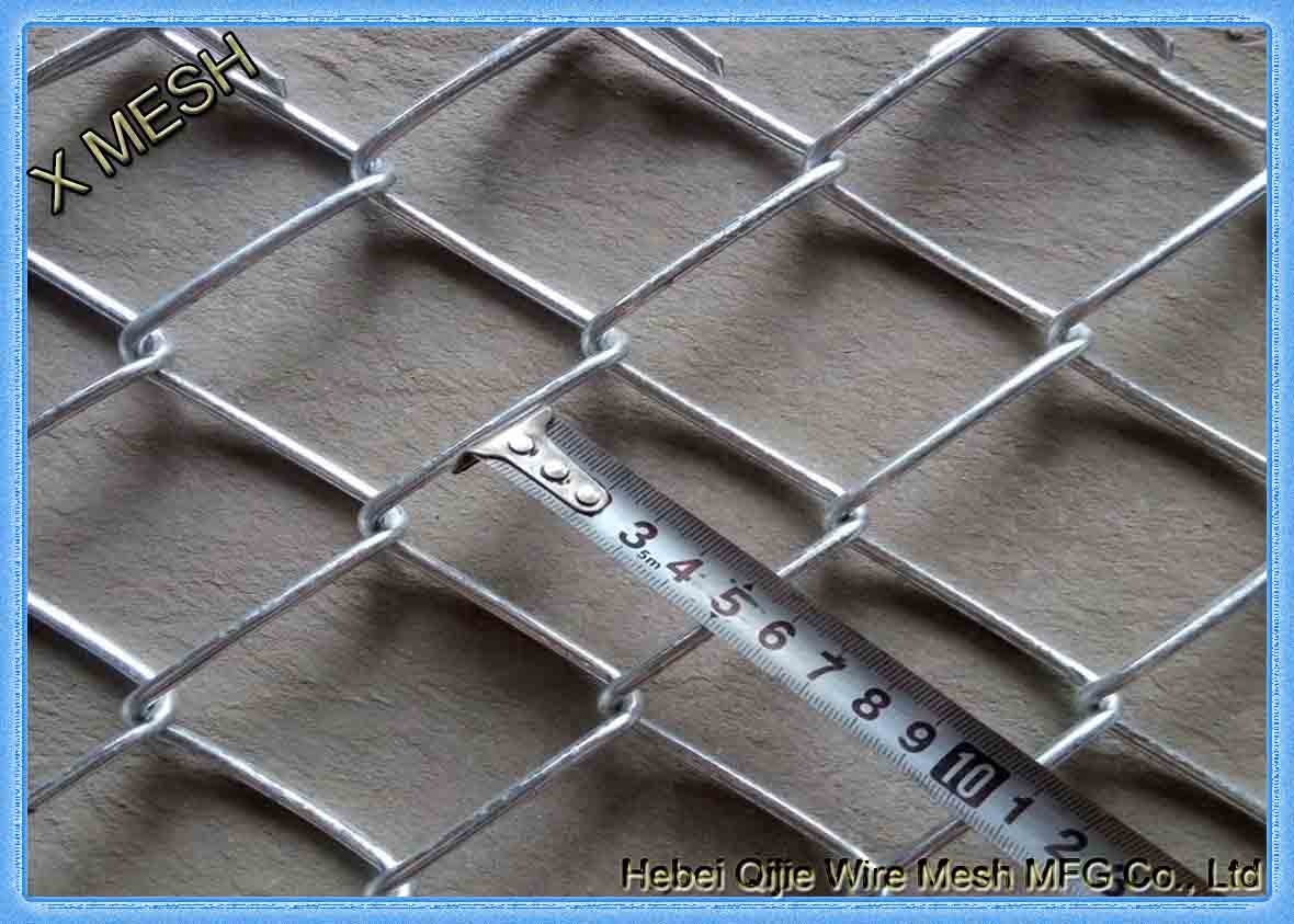 galvanized chain link fence
