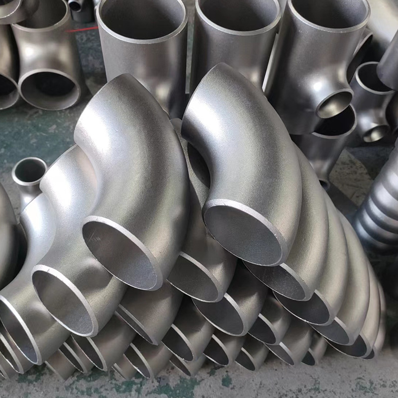 Round Head Code Butt Welded 45 90 Degree Elbow Customizable 317L Elbow ASTM A403 WP317L Forged Stainless Steel Pipe Fittings