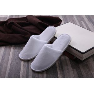 Not Handmade Adult Closed Toe Spa Slippers Waffle Hotel Slippers
