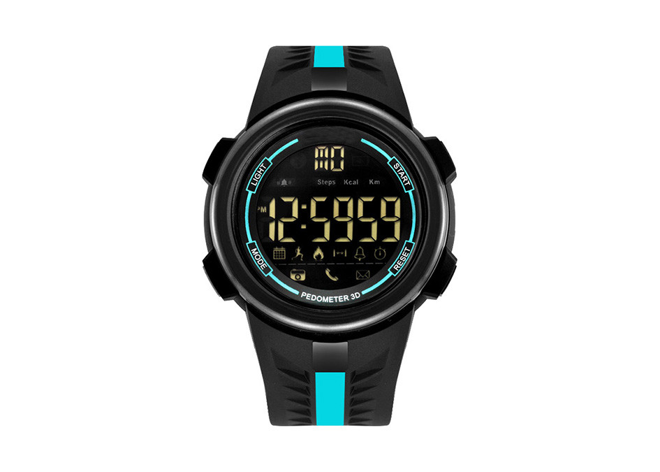 Smart Outdoor Men Plastic Sports Watch 304 Stainless Steel With App Remind Function
