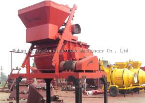 China 500 Liter Double Shaft Concrete Mixer With Forced Mixing , Commercial Concrete Mixer on sale