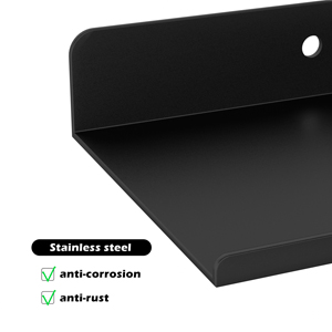 Floating Wall Shelf Modern Metal Decorative Display Rack Steel Frame Decorative Shelf