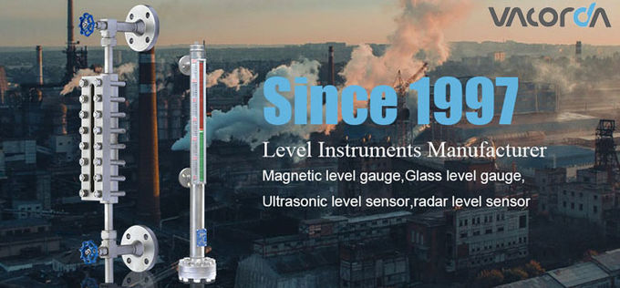Explosion Proof Level Measurements Liquid Tank DN120 Magnetic Level Gauge