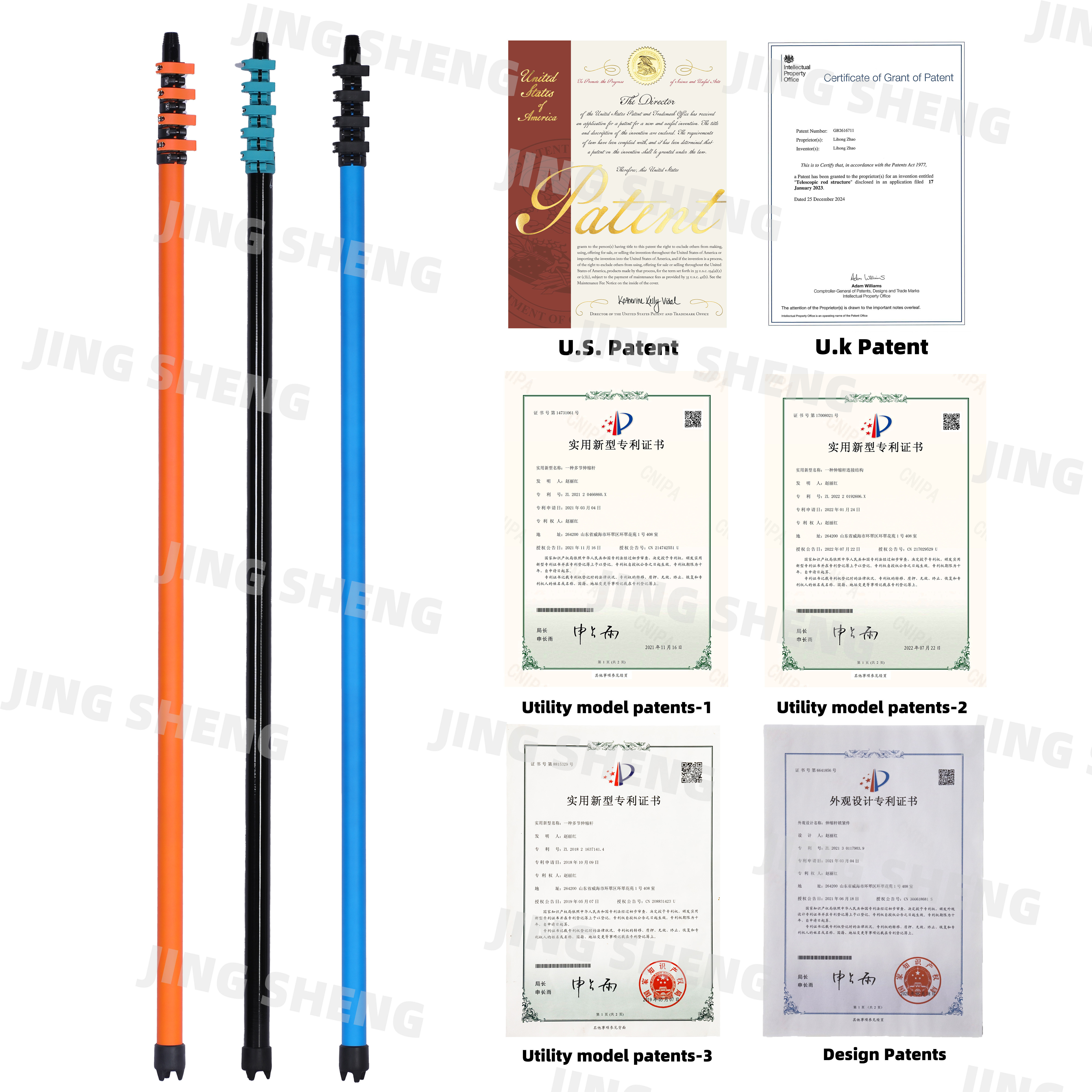 50ft Anti-Spin Carbon Fiber Telescopic Window Cleaning Pole For high-rise window cleaning, solar panels