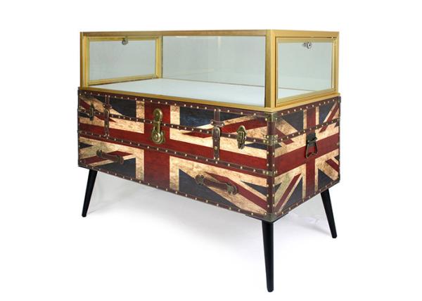 Nordic Style Digital Products Showcase / Phone Display Cabinet Luxurious Glass