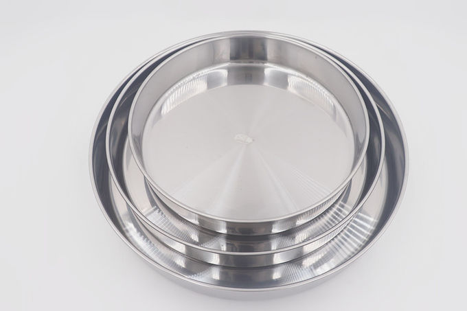 28.32.36cm 3pcs Bakeware nonstick pizza pan grade stainless steel cake plate