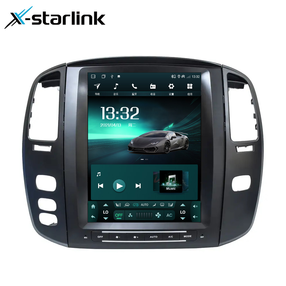 12.1 Inches LC100 Land Cruiser LX470 Android 13 Car Video Player With GPS Bluetooth WiFi