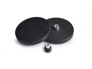 China Round Base Pot Magnet with Rubber Cover wholesale