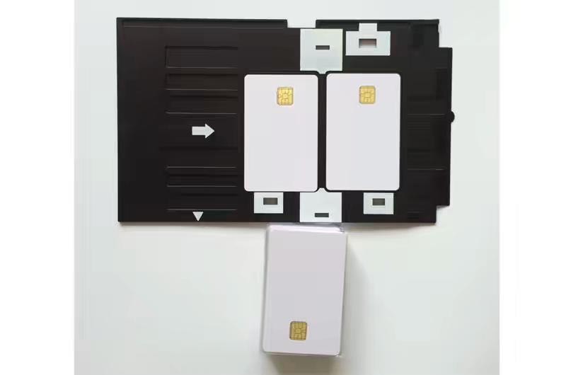 BLANK printable ID inkjet pvc chip card FM4442 FM4428 with magnetic stripe FOR Epson & Canon inkjet printer from China