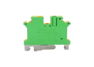 China USLKG Modular Din Rail Earth Grounding Wire Terminal Block Cable Crimp Connectors 35m㎡ wholesale