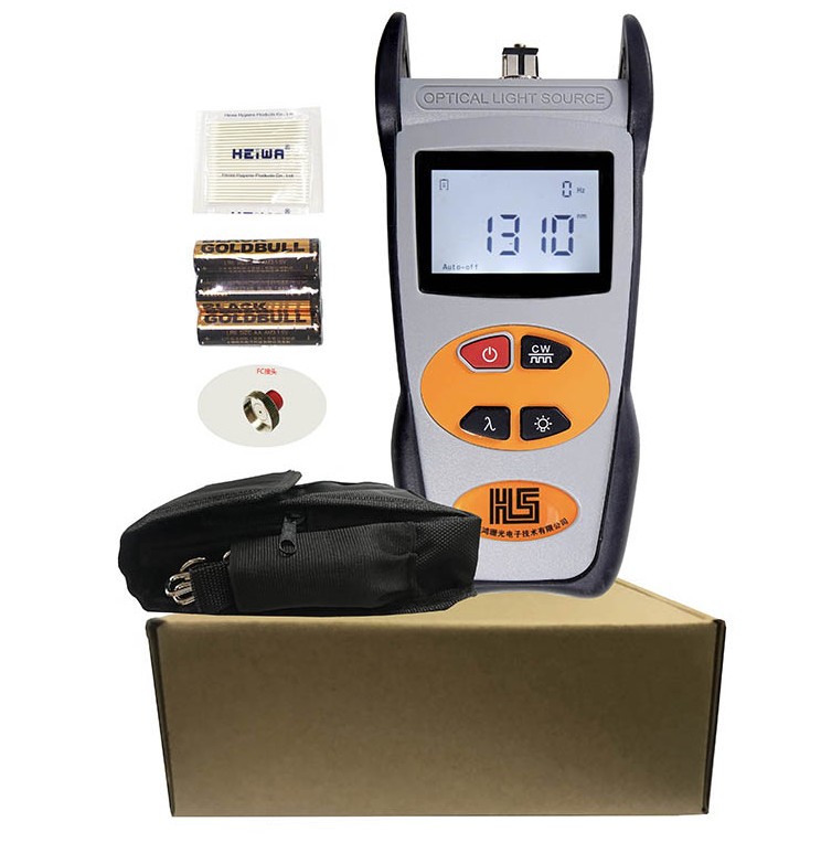 FTTH Fiber Optic Cable Tools Handheld Optical Power Meter Light Source Tester