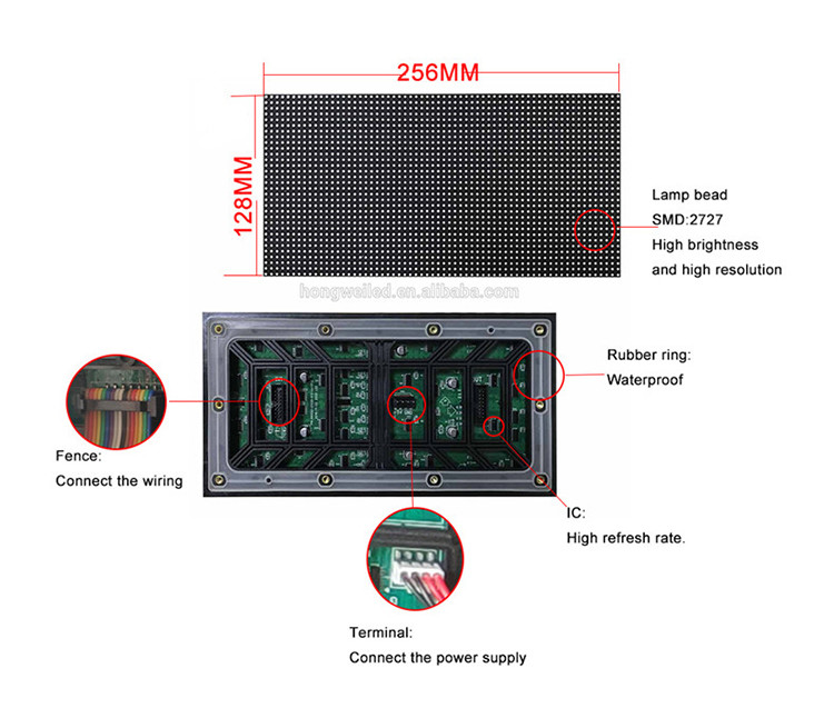 Stage Backdrop P4 Outdoor Full Color Led Display Module