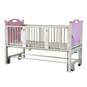 China Powder Coated Kids Hospital Bed With Detachable ABS Head Foot wholesale