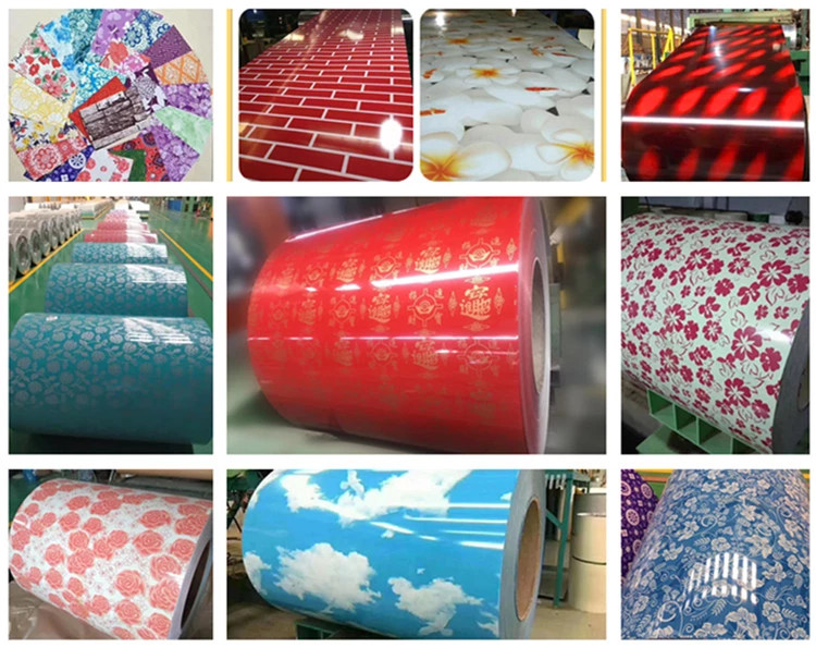 Designation of flower Pattern Prepainted Galvanized Steel Coil Color Coated Coil