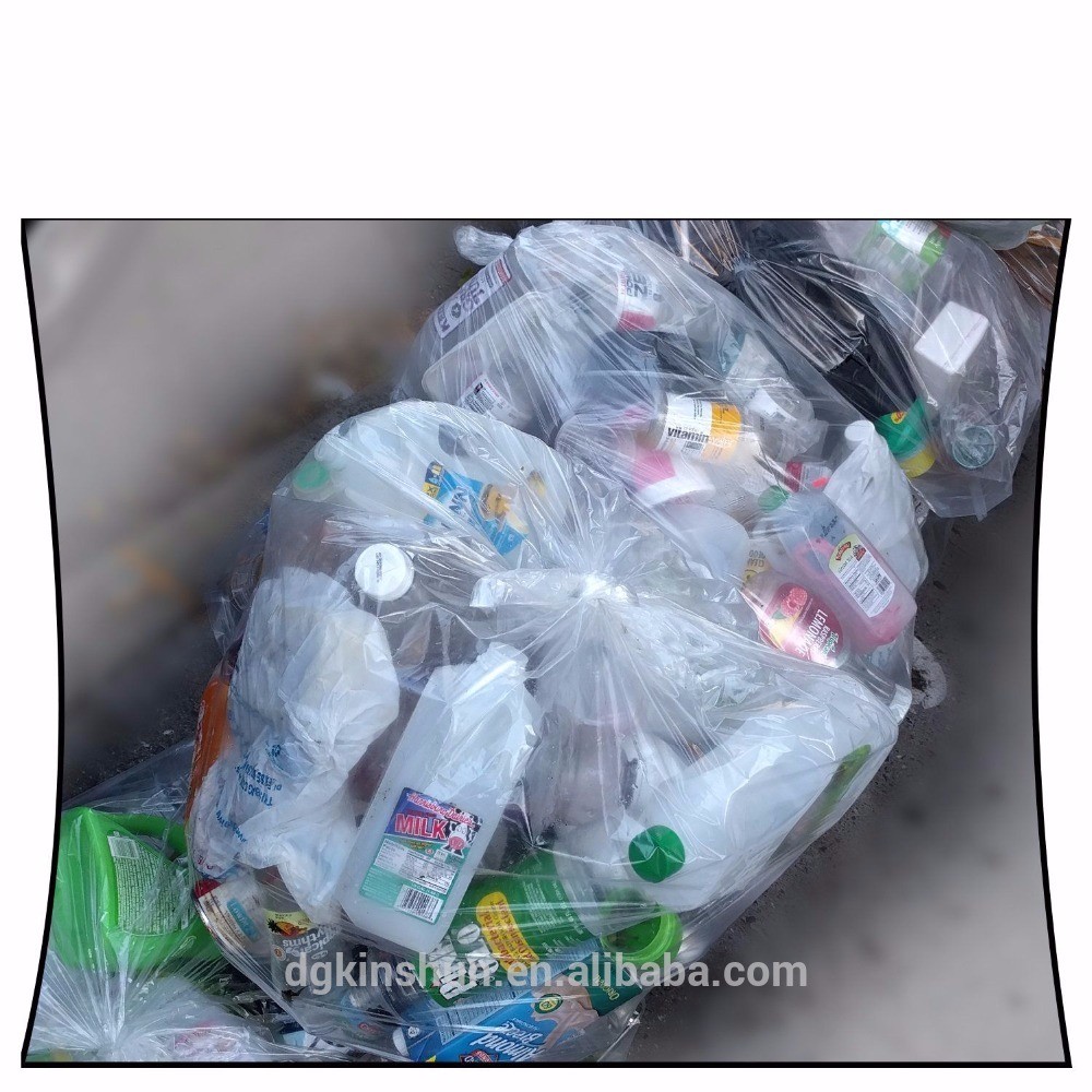 Clear Trash Bags 33 Gallon 100 Count Large Clear Plastic Recycling Garbage Bags 33 x 39 Clear