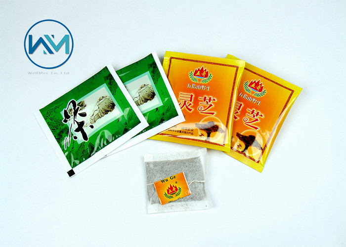 3 Side Sealing Filter Paper Inner and Outer Tea Bag Packing Machine with Thread