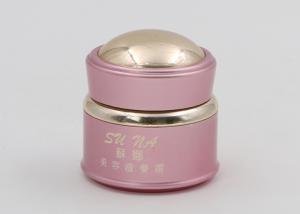 China Small Frosted Glass Cosmetic Jars Bottles Packaging Dome Luxury 15ml wholesale