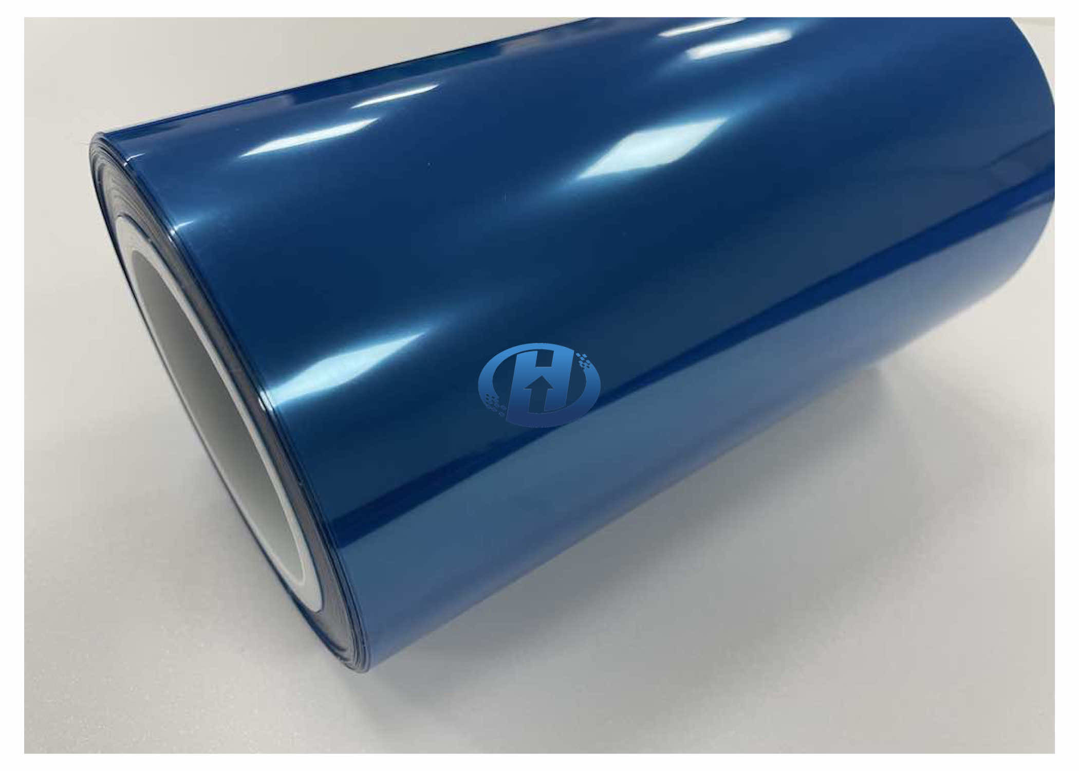 20 μm Blue PET Silica Gel Film used as Protective Film in 3C industries