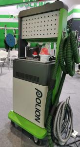 China Green Manual Sanding Machine Dust Bag Suction Hose Motor Driving wholesale