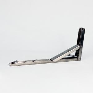 China 350mm Brushed Stainless Steel Fold Down Desk Brackets wholesale