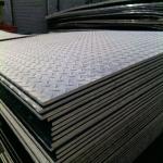 1mm Checkered Embossed Stainless Steel Sheet 316 SS304 Perforated Plate