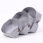 Integrated Foldable Felt Storage Tray For Sundry