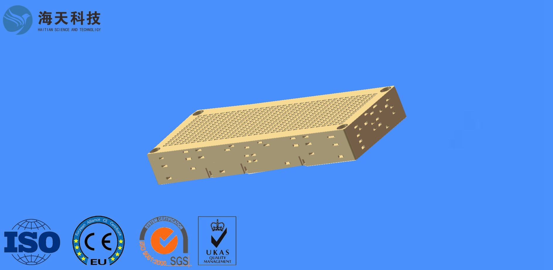 W Band Waveguide Slot Linear Array Antenna Dual Polarized Side Lamp Square Feeding