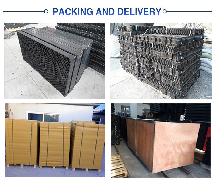 19mm International Cooling Tower Fill Media 0.32-0.6mm 1020/1220/1520mm