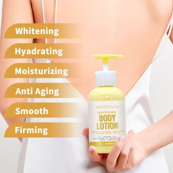 High Quality Body Lotion Centella Asiatica Vitamin C Niacinamide B5 Hyaluronic Acid Collagen for Skin Brightening Check Removal