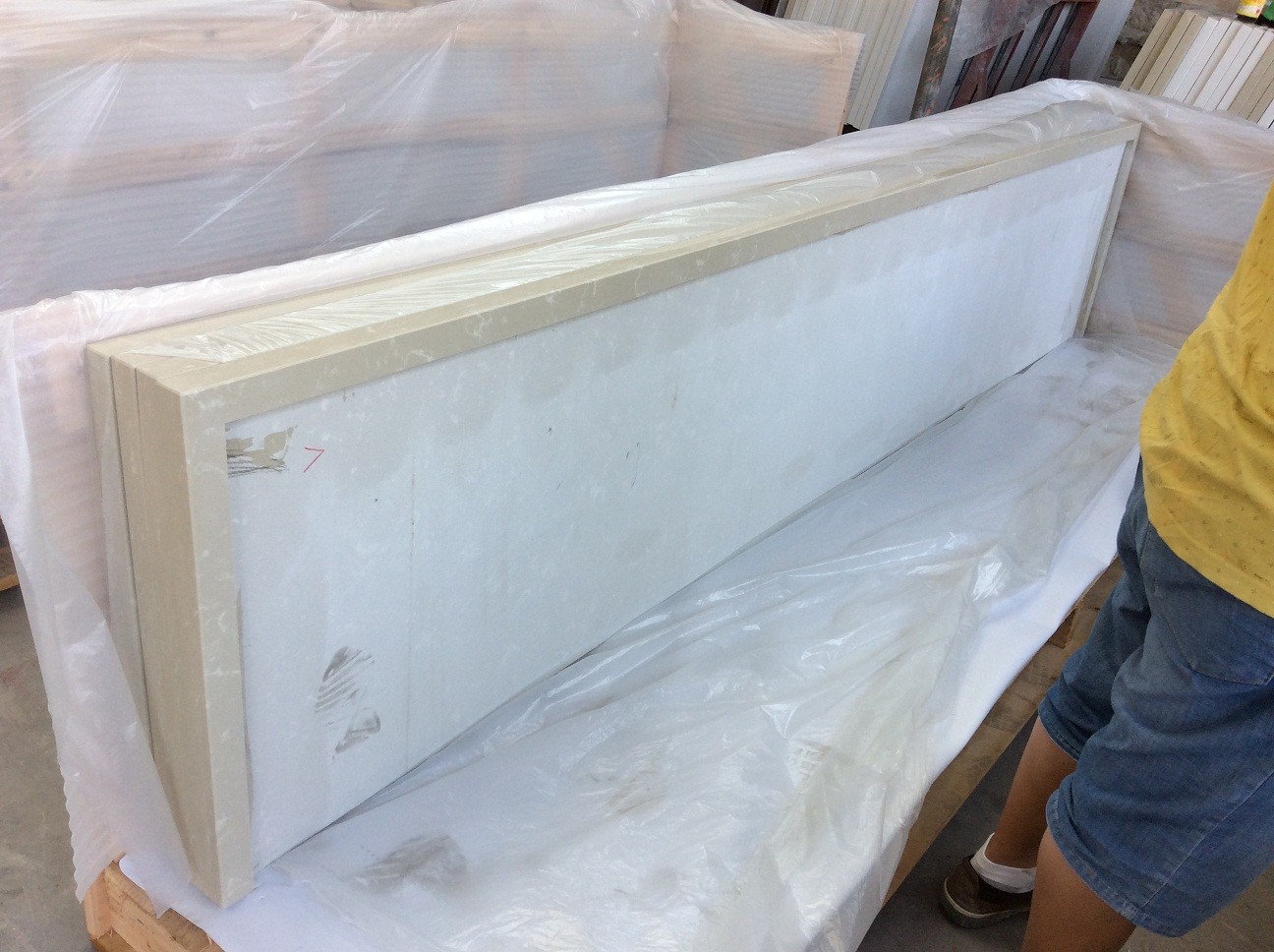 P8430 Yellow Quartz Stone with White Veining Slab Thickness 1.2cm / 2cm / 3cm