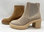 Round head One piece of TPR outsole，soft cow suede leather Womens Dress Boots，No