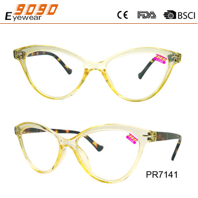 Hot sale style of reading glasses with plastic frame
