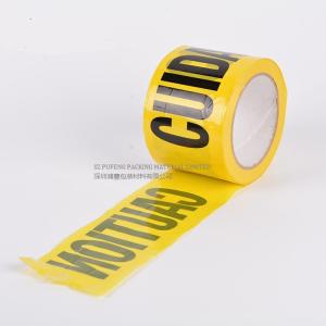 China Soft Water Activated Adhesive 3m-50m Floor Warning Tape wholesale