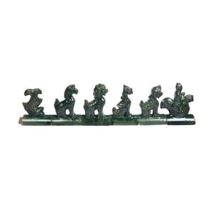 China Glazed Surface Antique Chinese Roof Tile Figures Decoration wholesale