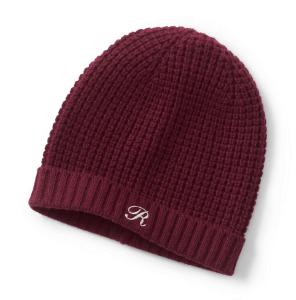 China WOMEN'S 100% CASHMERE KNITTED WAFFLE STITCH BEANIE HAT wholesale