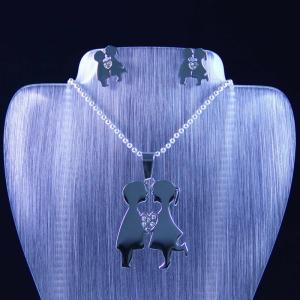 China High Quality Stainless Steel Jewelry Set LUS108 wholesale