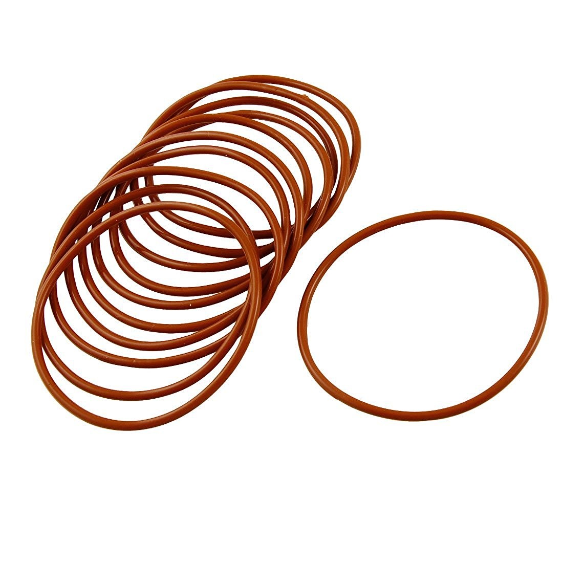 Red Silicone Rubber Seal Ring Food Grade Weathering Processing For Glass Washer