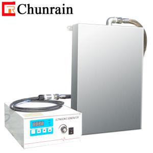 China Vibration Box 28khz Ultrasonic Transducer , 2400W Submersible Ultrasonic Cleaner wholesale