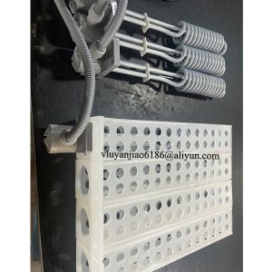 Over-The-Side Installation 2KW Vertical Spiral Shaped PTFE Immersion Heater