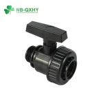 100% Material Irrigation Plastic Valve Agricultural Union Valve with Shutoff